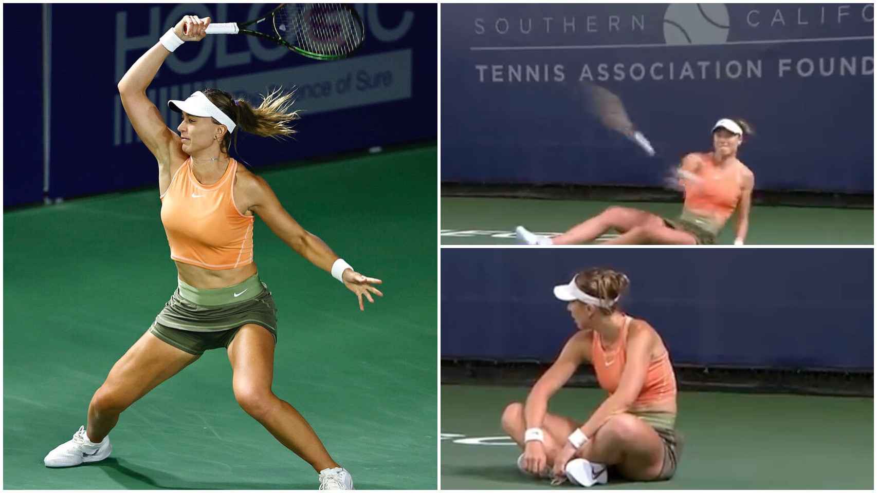 Paula Badosa, en el torneo WTA 500 de San Diego