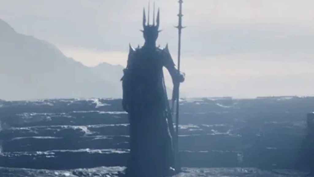 Sauron en un fotograma de 'Los Anillos de Poder'.