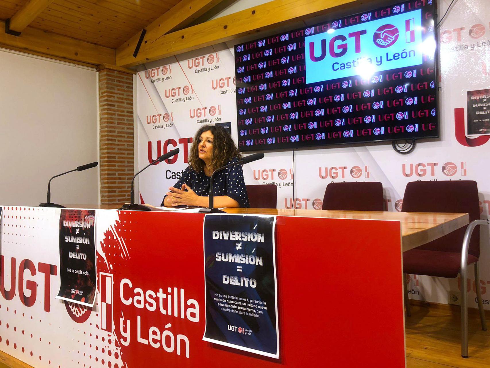 La secretaria de Asuntos Sociales de UGT CyL, Victoria Zumalacárregui, en una imagen de archivo.