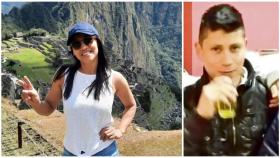 Karla, la valenciana asesinada en Perú, y su pareja Jorge, el asesino confeso.