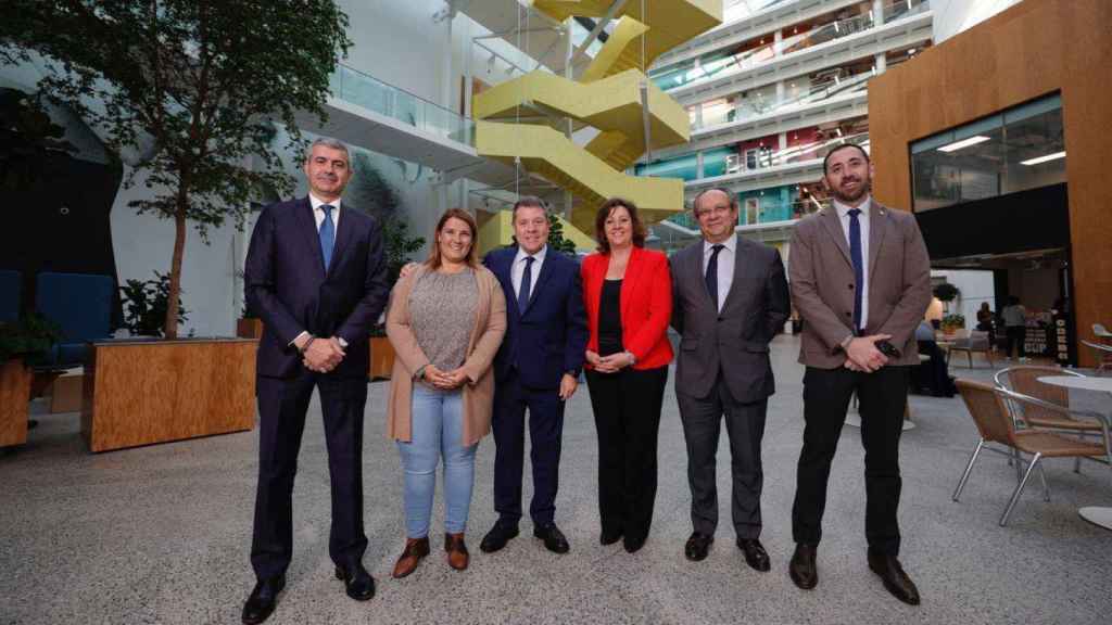 Visita oficial de Castilla-La Mancha a la sede de Meta en Dublín