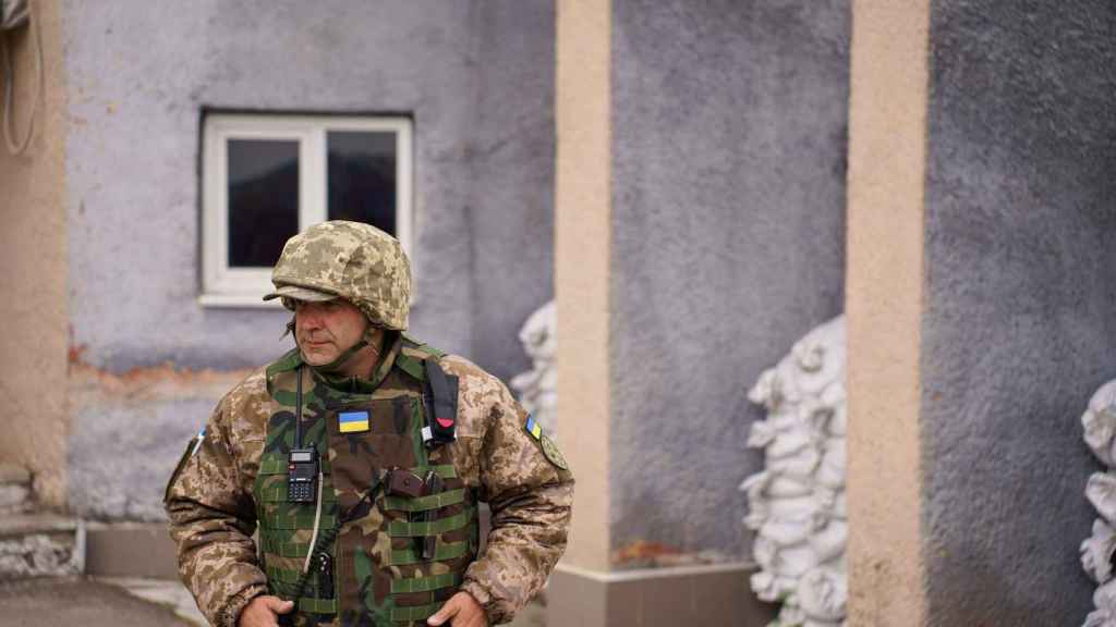 Un soldado ucraniano en la región de Jersón.