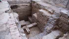 Restos arqueológicos encontrados en la parcela del Neoalbéniz.