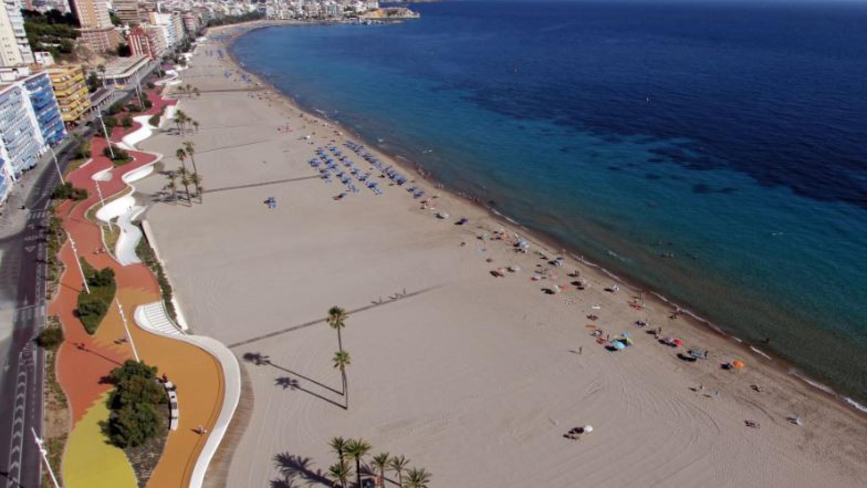 El Gobierno sigue sin completar el paseo de Poniente de Benidorm 13 años  después de su inauguración