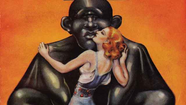 Imagen de portada del cuento fantástico 'El beso del dios negro', de Catherine L. Moore.