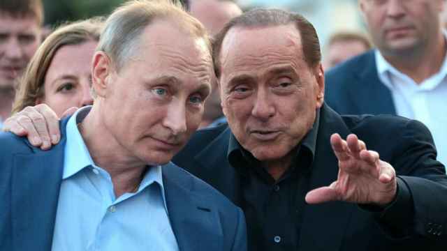 Silvio Berlusconi y Vladimir Putin en una imagen de 2015.
