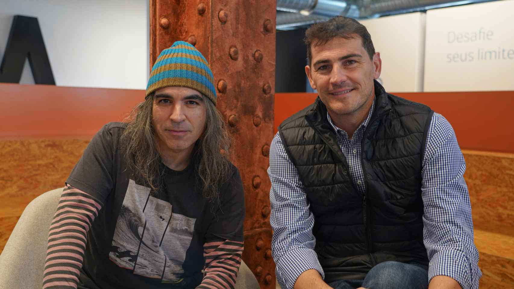 Chema Alonso e Iker Casillas.