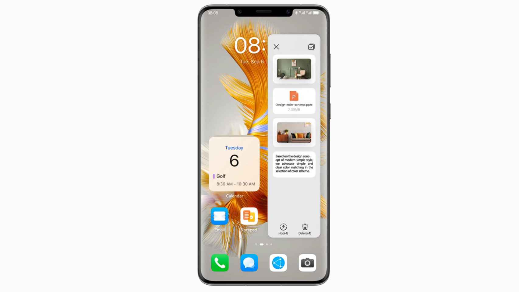 Nueva opción para arrastar y compartir en Huawei