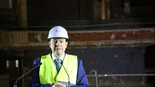 El presidente de la Junta de Castilla y León, Alfonso Fernández Mañueco, visita las obras del Conservatorio Profesional de Música