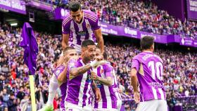 Imagen del partido del Real Valladolid frente a la Real Sociedad