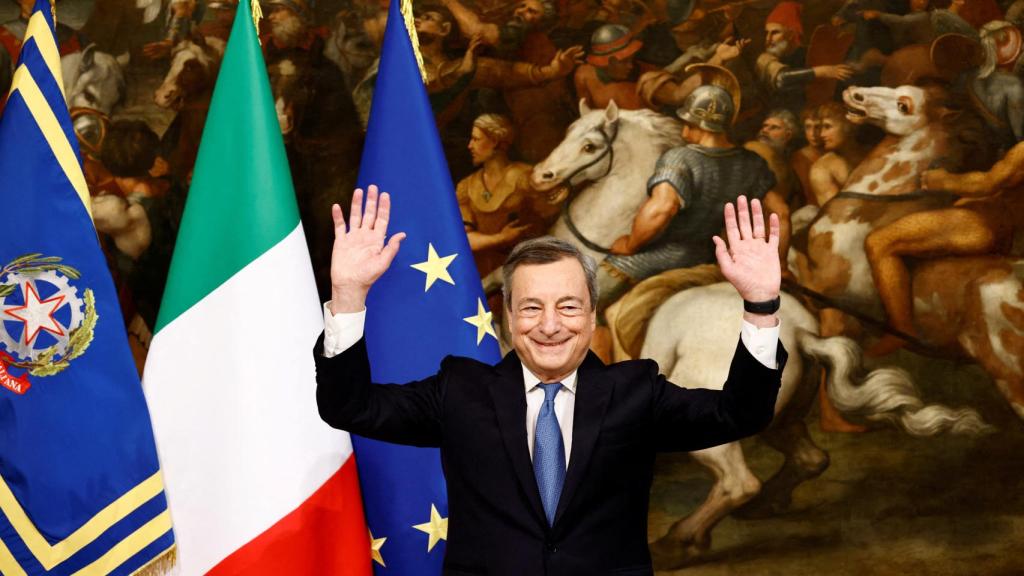 Mario Draghi, outgoing Prime Minister of Italy.