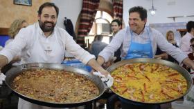 Paco Núñez y Miguel Ángel Valverde en Bolaños de Calatrava (Ciudad Real).