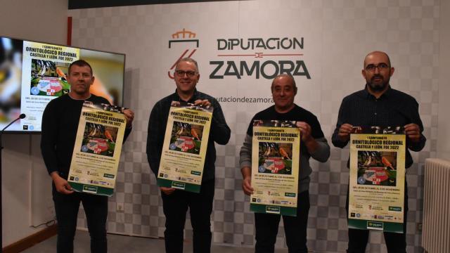 Presentación del I Campeonato Ornitológico Regional de Castilla y León en la Diputación