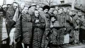 Prisioneros de Auschwitz fotografiados en enero de 1945 por las tropas soviéticas. / Memorial de Auschwitz