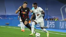 Szoboszlai y Vinicius, en el Real Madrid - RB Leipzig de la Champions