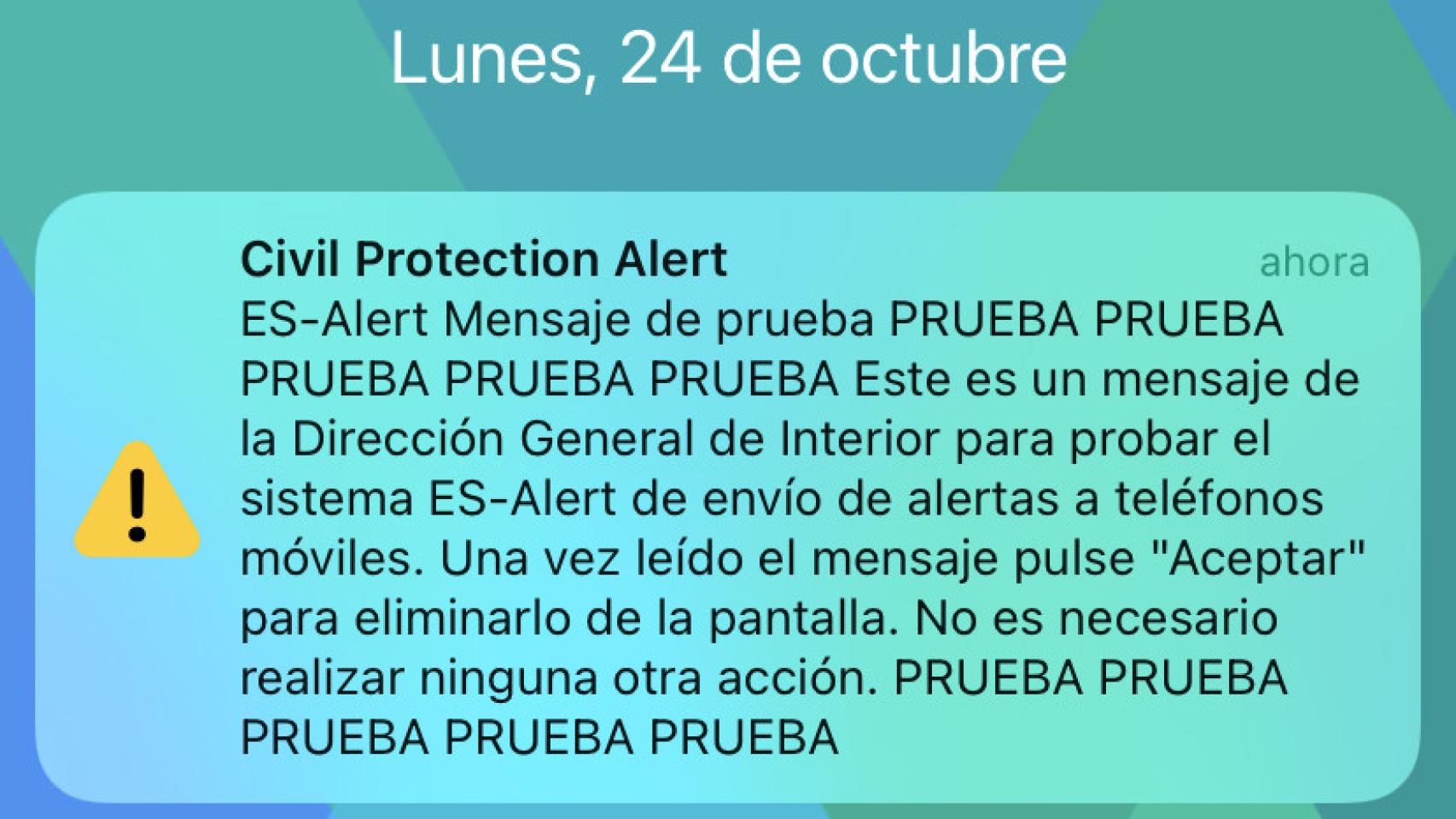 Qué es ES-Alert, el sistema de emergencia que se están probando en España?