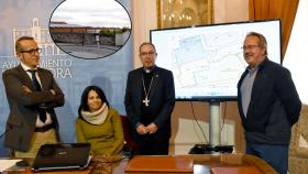 Collage de la presentación de los nuevos aparcamientos en Zamora