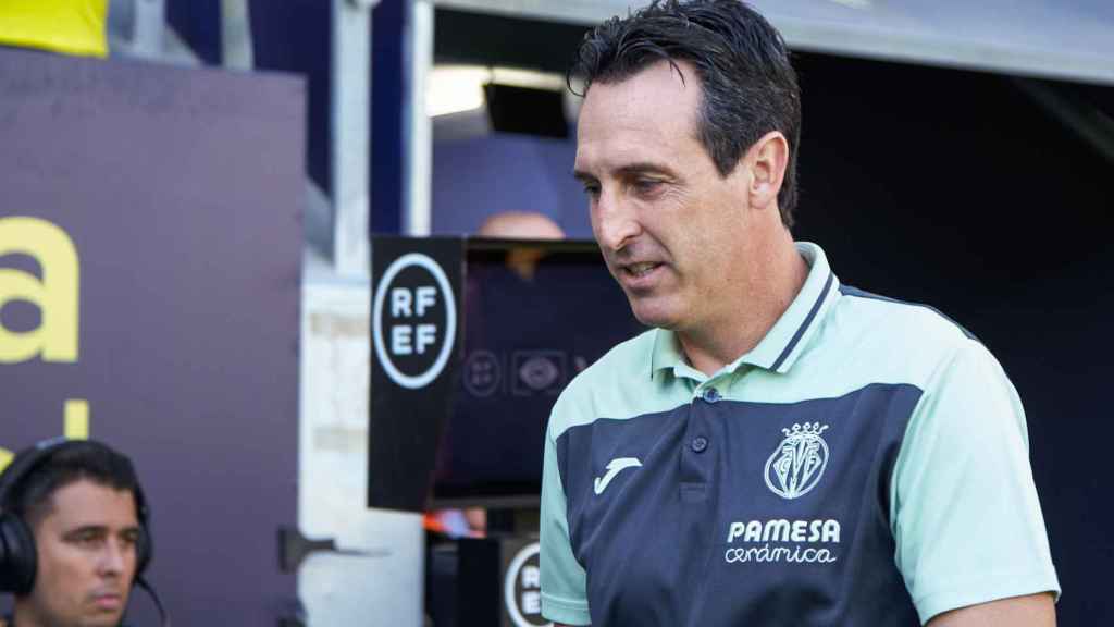 Unai Emery, como técnico del Villarreal