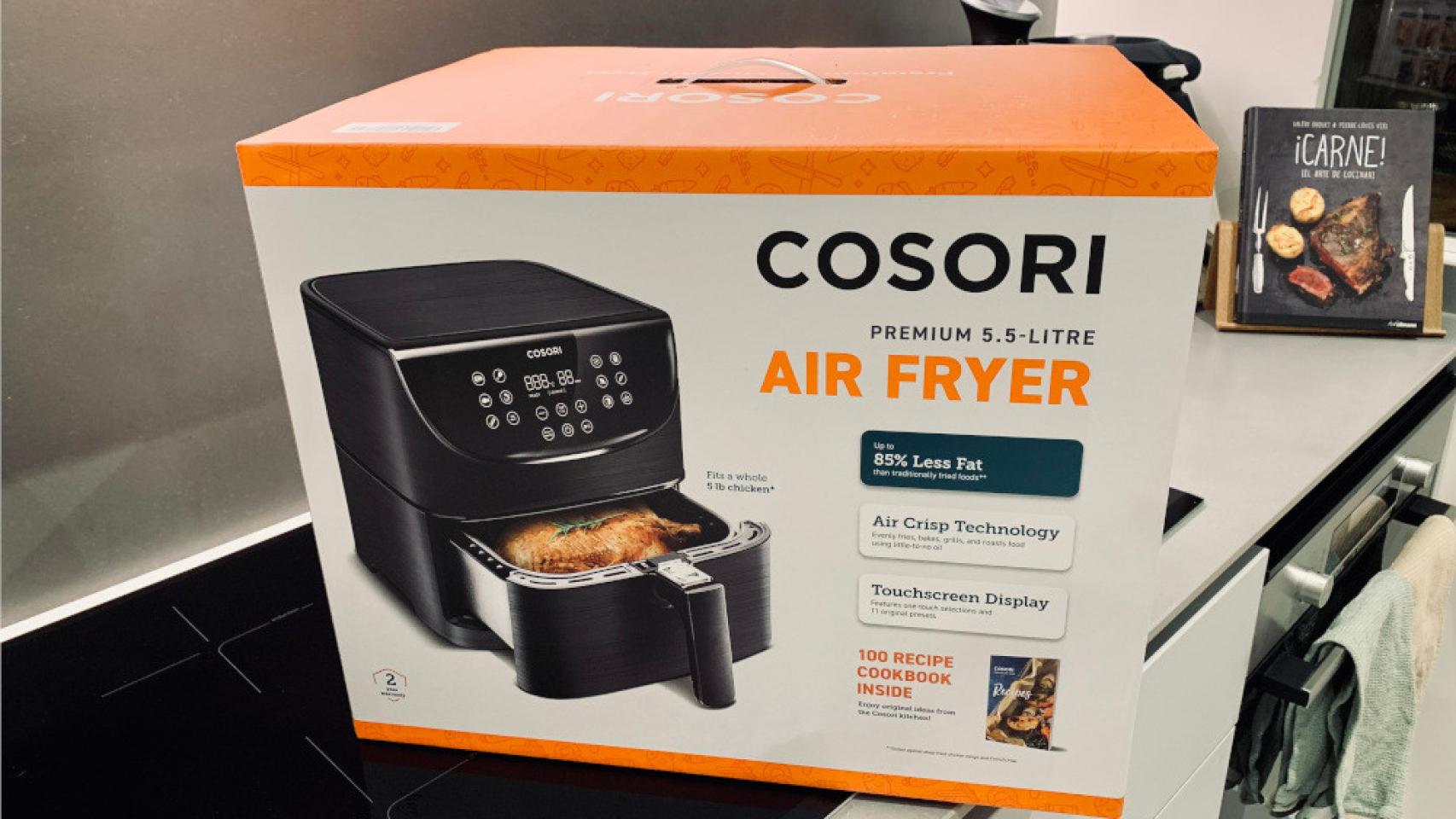 La nueva freidora de aire de Cosori se controla con el móvil y te ayuda a  comer más sano casi sin aceite por menos de 100 euros