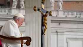 El Papa Francisco este miércoles durante su audiencia semanal en El Vaticano.