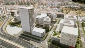 Recreación del posible desarrollo del sector EPCOS, el terreno de la antigua Siemens en Málaga.