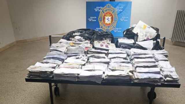 Cartas recuperadas por la Policía Local de León