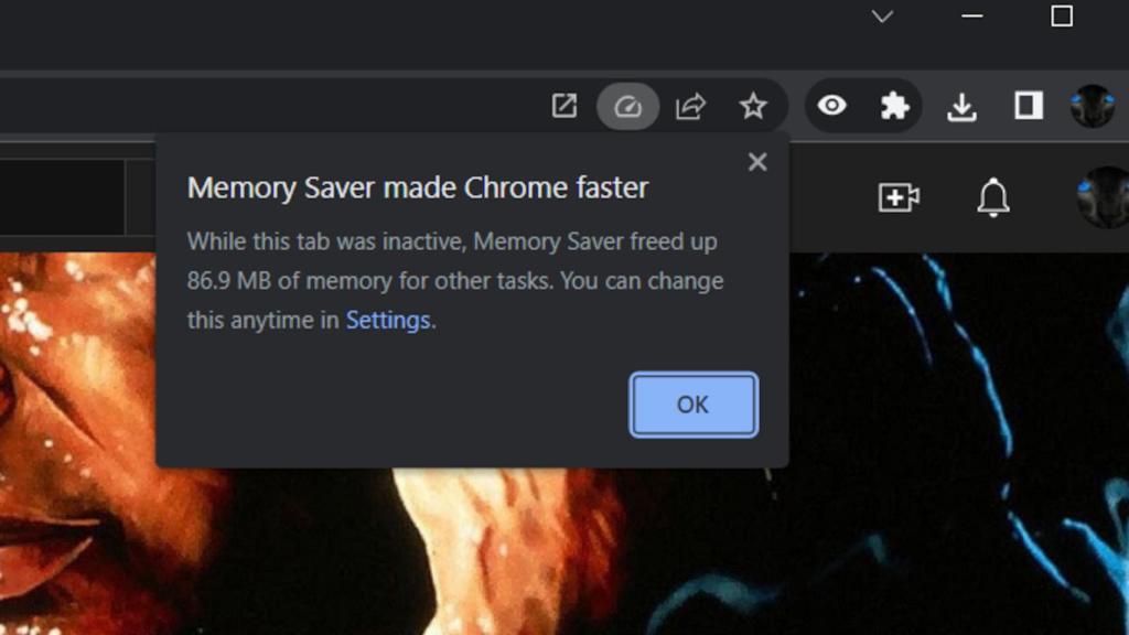 The new feature to save memory in Chrome