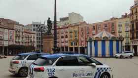 Dos coches de la Policía Local de Burgos