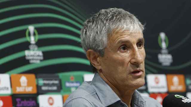 Quique Setién, entrenador del Villarreal.