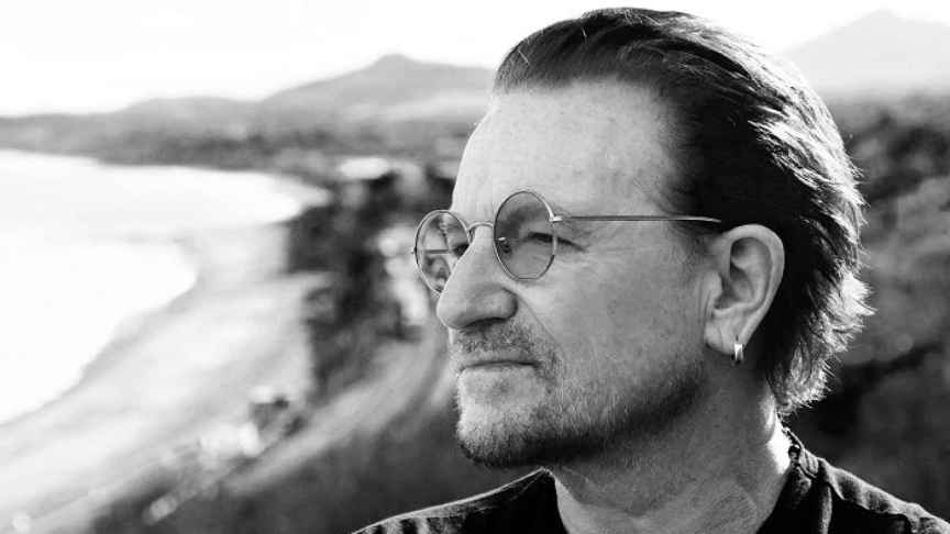 Bono, en la bahía de Killiney, uno de sus lugares prefereidos. Foto: John Hewson