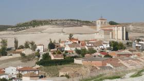 Panorámica del municipio vallisoletano de Velliza