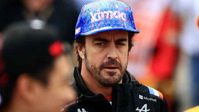 Fernando Alonso, en el Gran Premio de México.