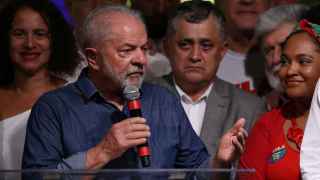 Lula da Silva tras ganar las elecciones.