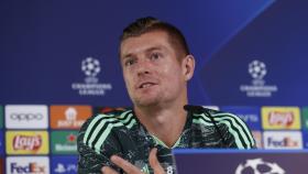 Toni Kroos, en una rueda de prensa previa a un partido de Champions