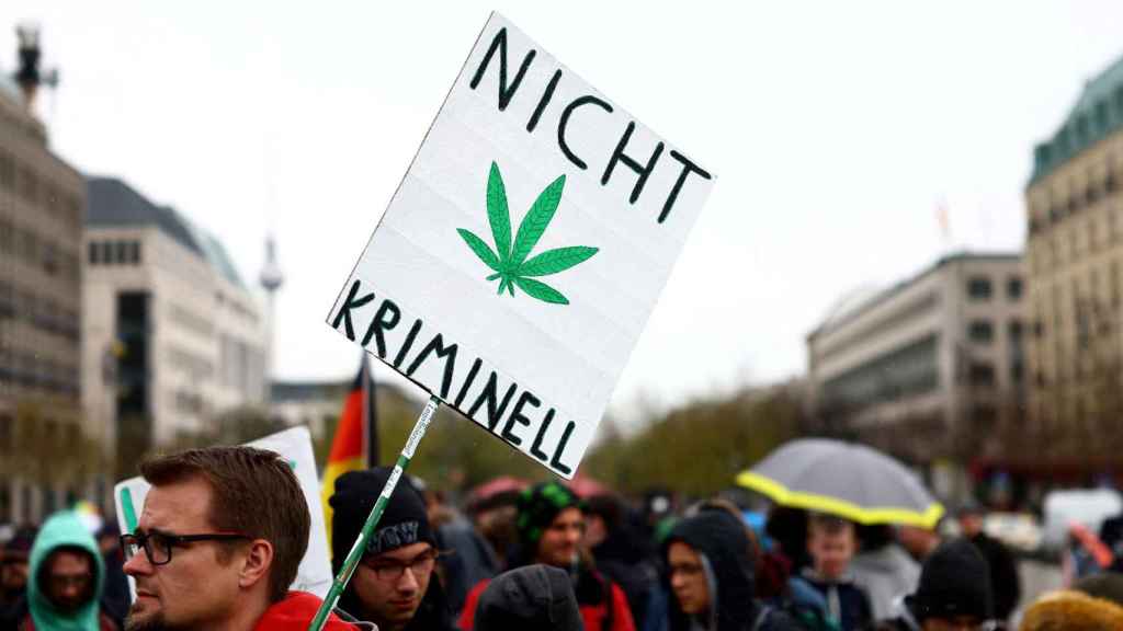 Manifestación del día mundial del cannabis en Berlín