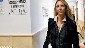 Cayetana Álvarez de Toledo, en el Juzgado de Instrucción número 3 de Zamora