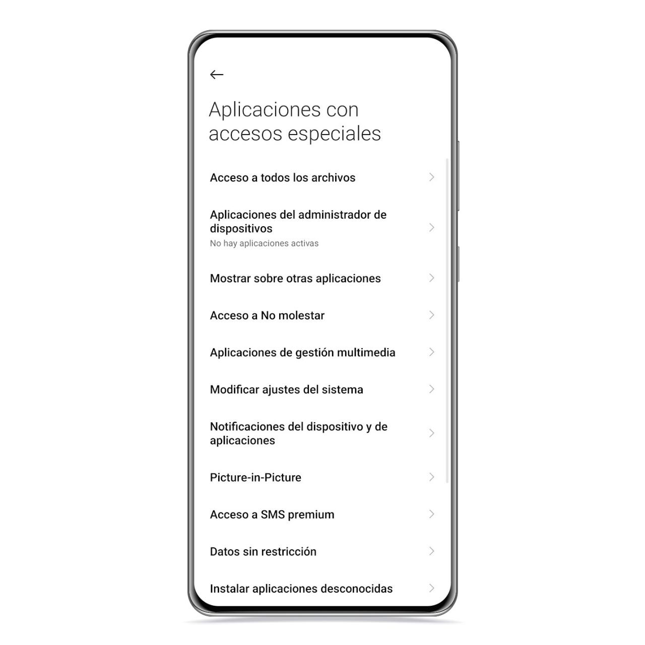 Apps with special permissions