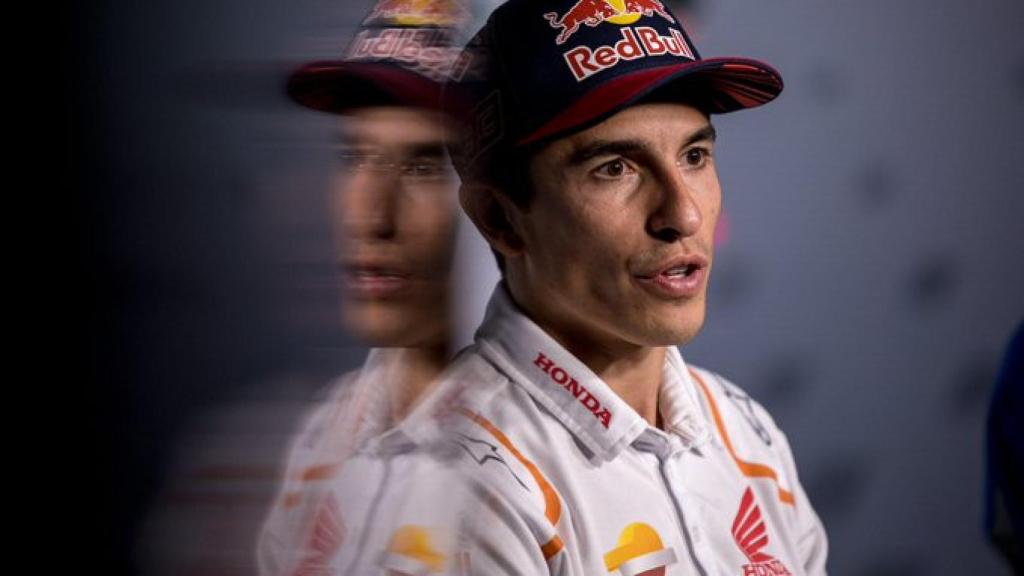 Marc Márquez, en una conferencia de prensa