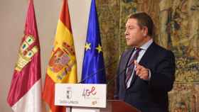 Emiliano García-Page, presidente de Castilla-La Mancha, en una imagen de este jueves