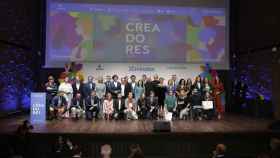 Foto de familia de los Premios Creadores 2022, este miércoles en Madrid