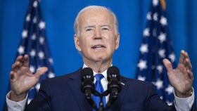 El presidente de EEUU, Joe Biden, este miércoles en el Comité Nacional Demócrata en Washington.