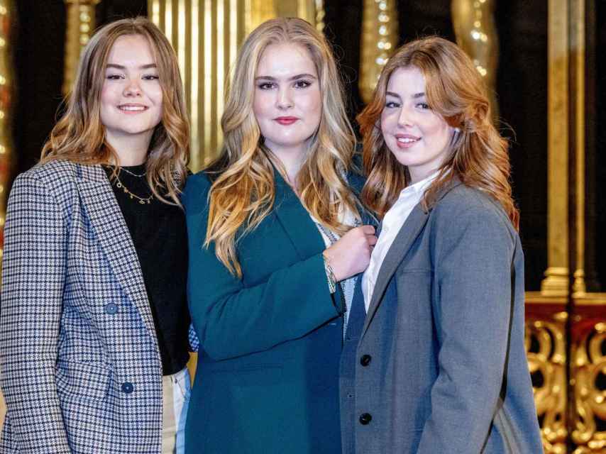 Amalia, Alexia y Ariana, las tres hijas de los reyes de Holanda.