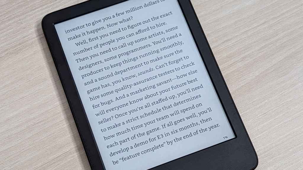 The Sharpness of the Kindle's Screen Can't Be Beaten