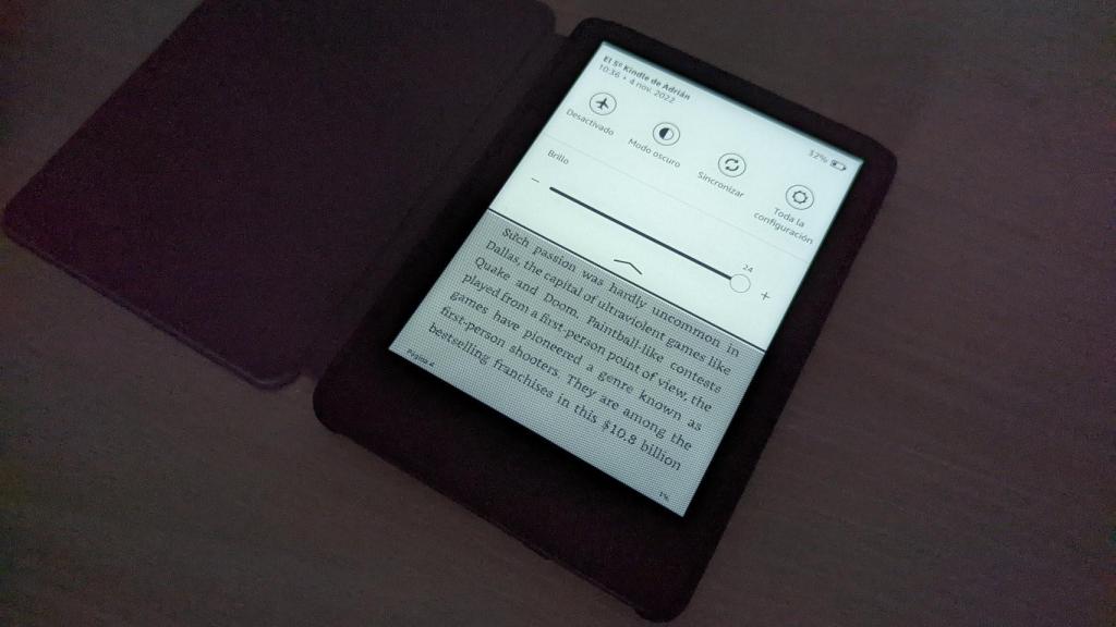 With the front light of the Kindle, it is perfectly possible to read in the dark