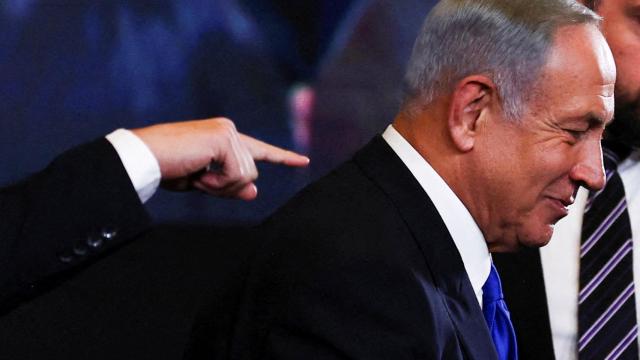 Benjamin Netanyahu, tras su victoria en las elecciones generales de Israel .