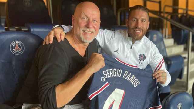 Rainer Schaller, el socio de Sergio Ramos fallecido en accidente aéreo, junto al jugador del PSG.