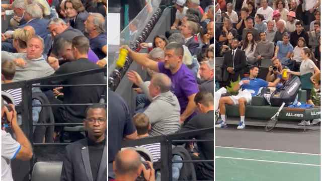 La secuencia de la 'bebida misteriosa' de Djokovic en Paris-Bercy
