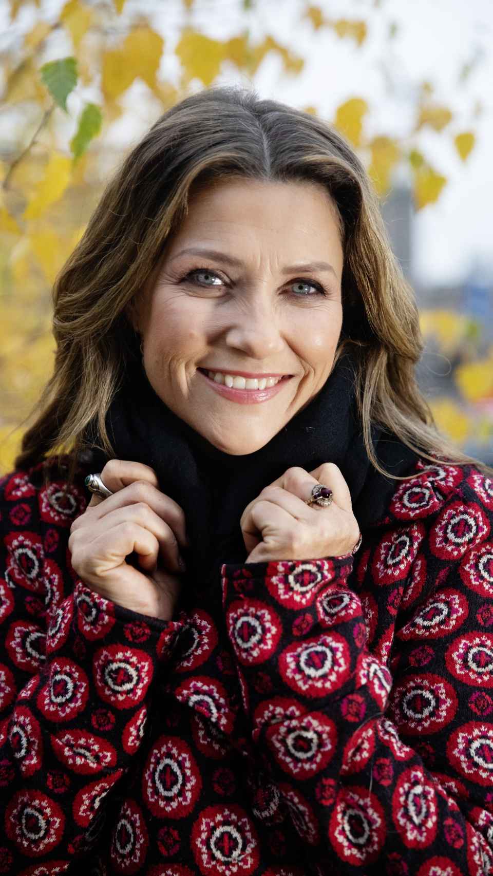 Marta Luisa de Noruega durante un reportaje fotográfico en Estocolmo, en 2019.