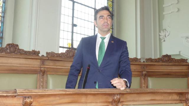 Javier García Bartolomé en el pleno de este mes de noviembre