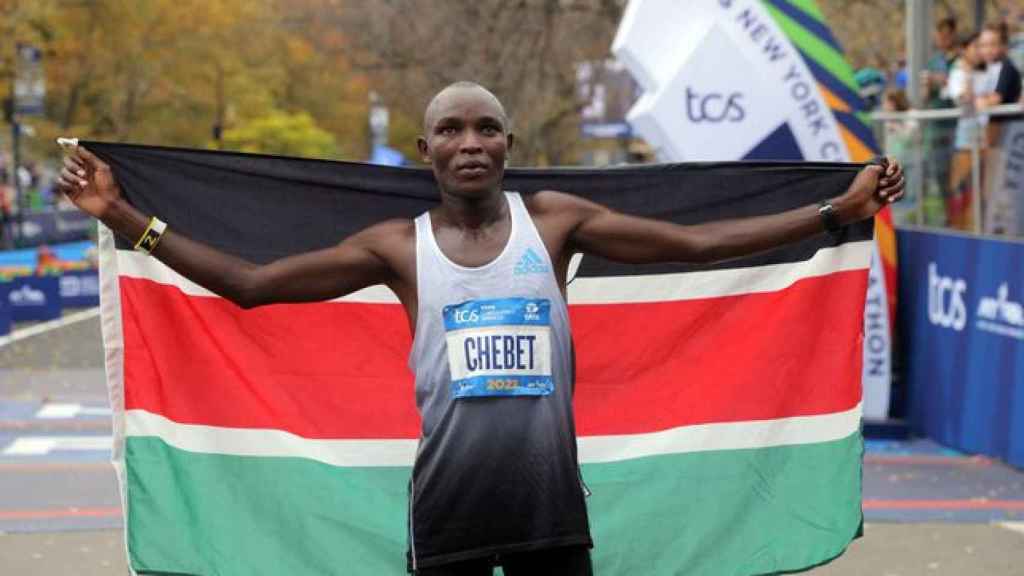 Evans Chebet, ganador de la maratón de Nueva York 2022